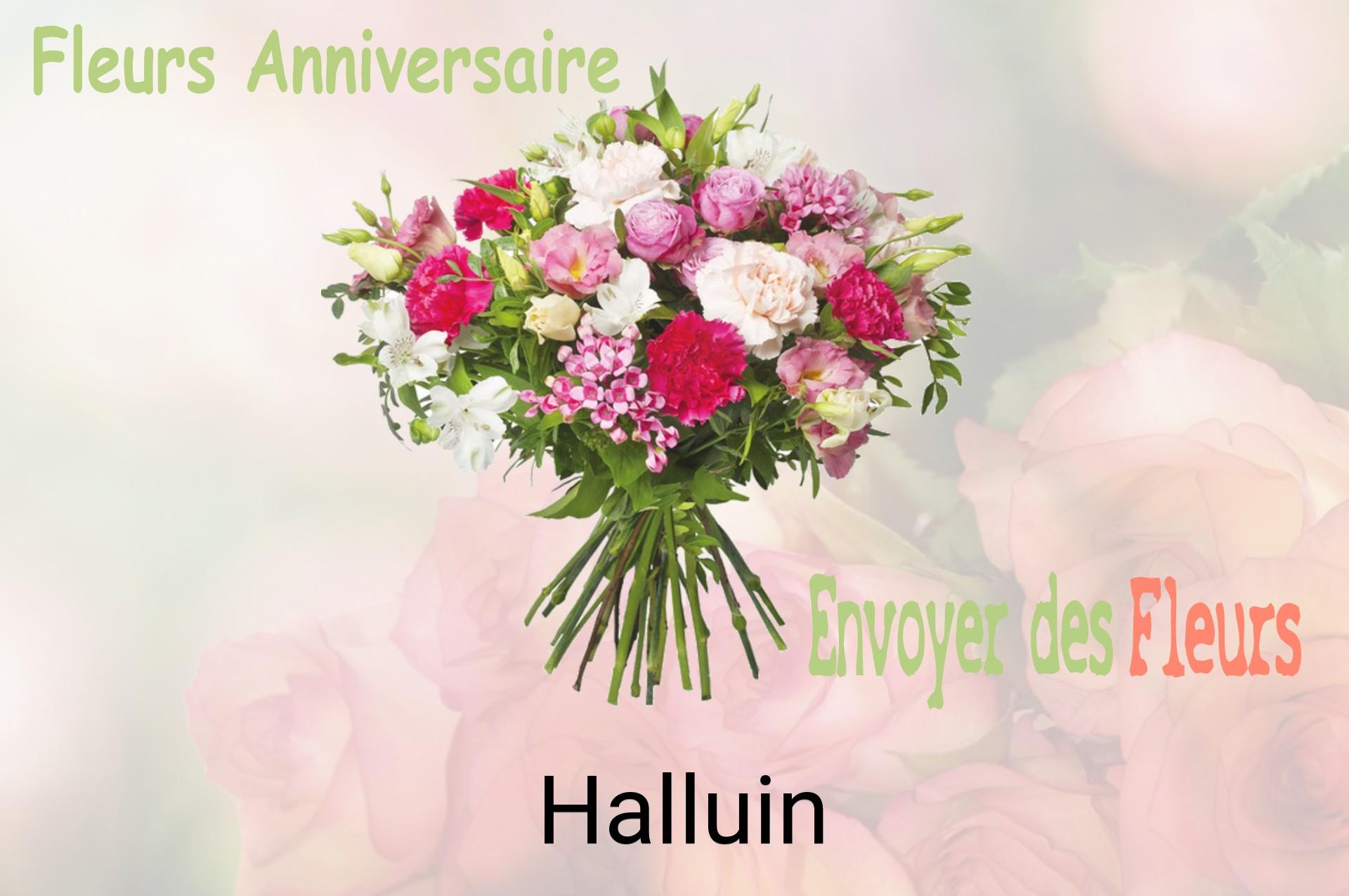 Bouquet de fleurs d’anniversaire livré à Halluin