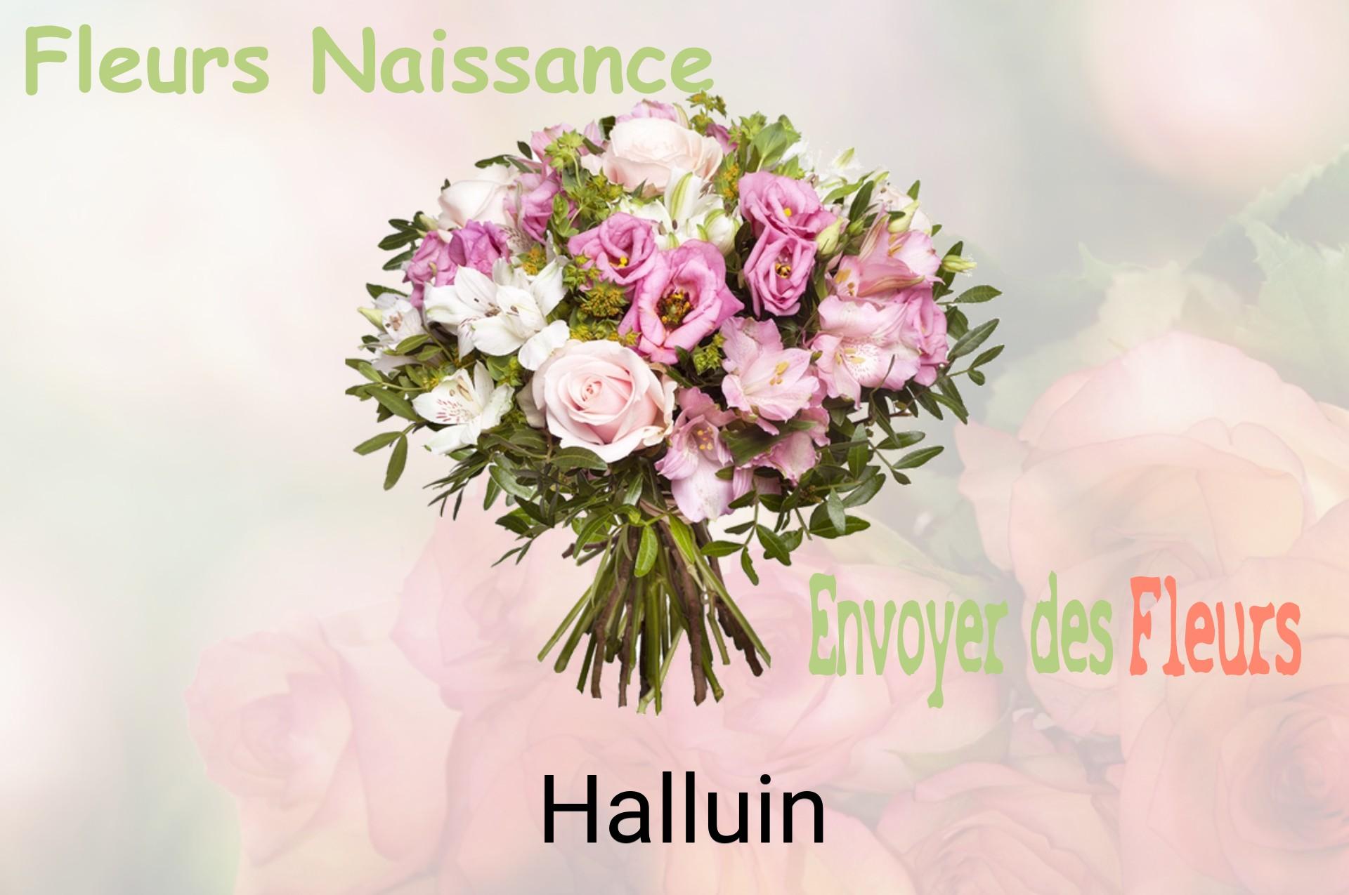 Bouquet de fleurs de naissance livré à Halluin